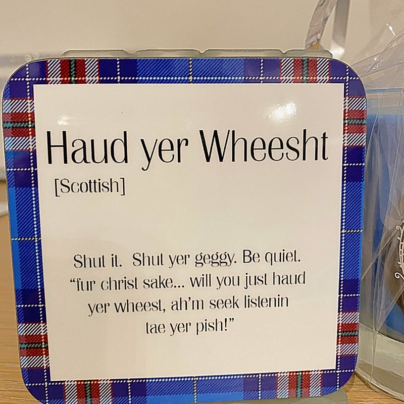 Insult Coasters Vector Scotland - Etsy