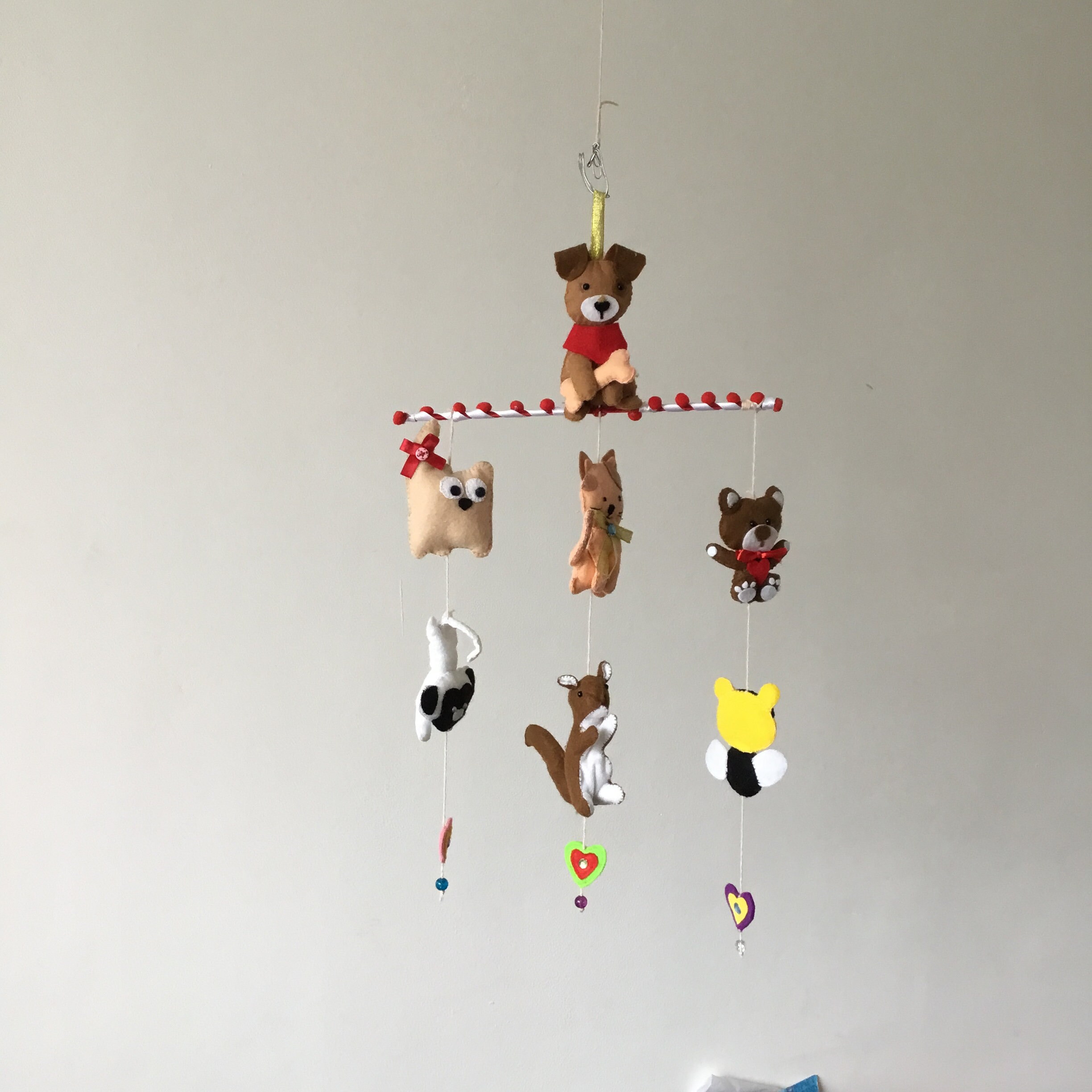 Ceiling hanging baby mobile Etsy