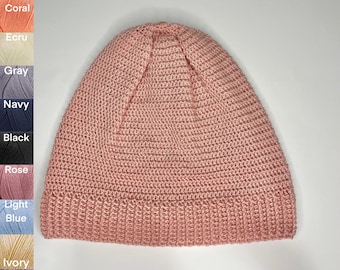 Slouchy Beanie, Handmade Crocheted Winter and Fall Accessories