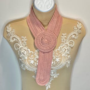 Skinny Tie Scarf, Handmade Crocheted Fashion Accessories for Spring, Fall, and Winter