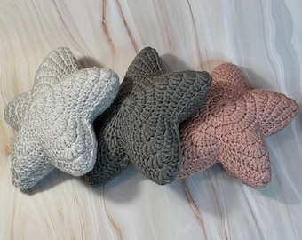 DIY Small Star Pillow, Decorative Star Pillow Pattern, Pillow for Kids Room, Crochet Star Pillow, Easy DIY Star Pillow, Unique Home Decor