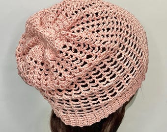 Gorro de primavera/verano, sombreros para clima cálido, accesorios de moda tejidos a mano.