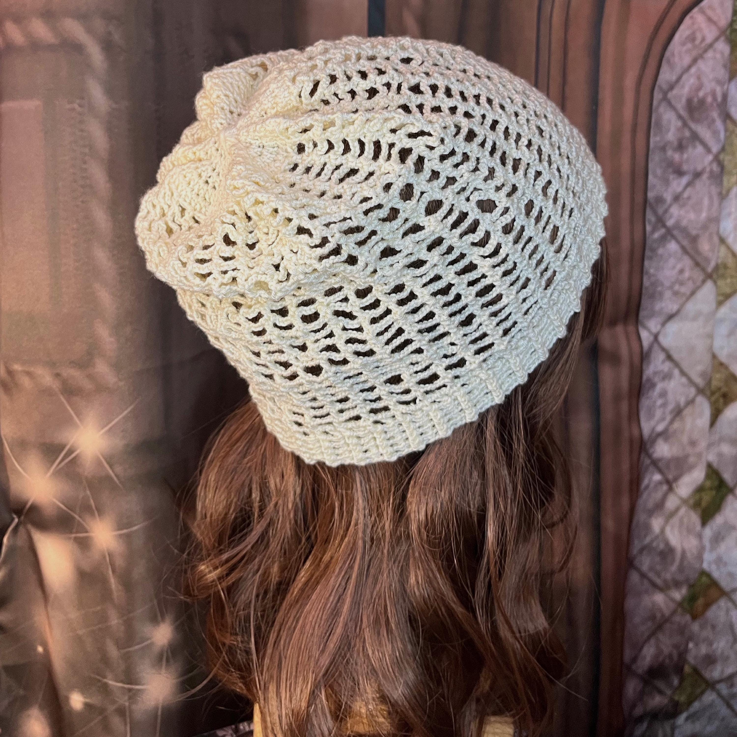 Spring/Summer Slouchy Beanie, Spring and Summer Accessories, Hats for Warm Weather, Unique Gifts, Crocheted Hat, Slouchy Beanie, Handmade