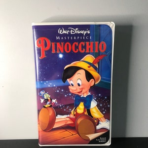 Pinocchio, Vintage Walt Disney Classic VHS, Walt Disney, Walt Disney Home Video, Vintage Disney, Disney Meesterwerk, Disney Pixar