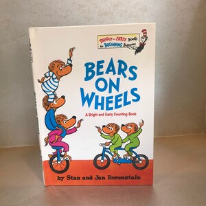 Bears On Wheels, The Berenstains, Dr. Seuss, Dr. Seuss Buch, Vintage, Vintage Buch, Kinderbuch, Geschichtsbücher, Hardcover Bücher, Bücher