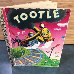 Tootle, Little Golden Book, No.21, Vintage, Children&#39;s Book, 1974
