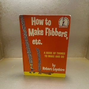 How To Make Flibbers usw. , Dr. Seuss, Dr. Seuss Buch, Vintage Buch, Kinderbuch, Lernbücher, Geschichtsbücher, Hardcover-Buch
