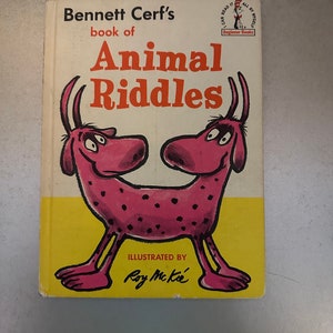 Bennett Cerfs Tierbuch, Dr. Seuss, Dr. Seuss Buch, Vintage Buch, Kinderbuch, Lernbuch, Geschichtsbuch, Hardcover-Buch