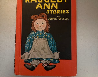 Raggedy Ann Stories, Raggedy Ann and Andy, Vintage, Vintage Book, Children's Book, Educational Books, Story Books, Hardback Book