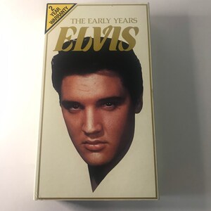 The Early Year Elvis, 1989, Elvis Presley, Elvis, VHS, VHS Movie, Movie