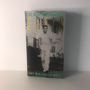 The Great Performances, Elvis, Volume 2, The Man and The Music, 1990, Elvis Presley, Elvis, VHS, VHS Movie, Movie