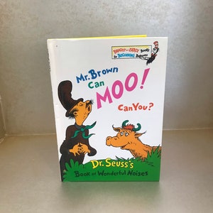 Mr. Brown Can Moo Can You?, Dr. Seuss, Dr. Seuss Buch, Vintage, Vintage Buch, Kinderbuch, Geschichtsbücher, Hardcover Bücher, Bücher