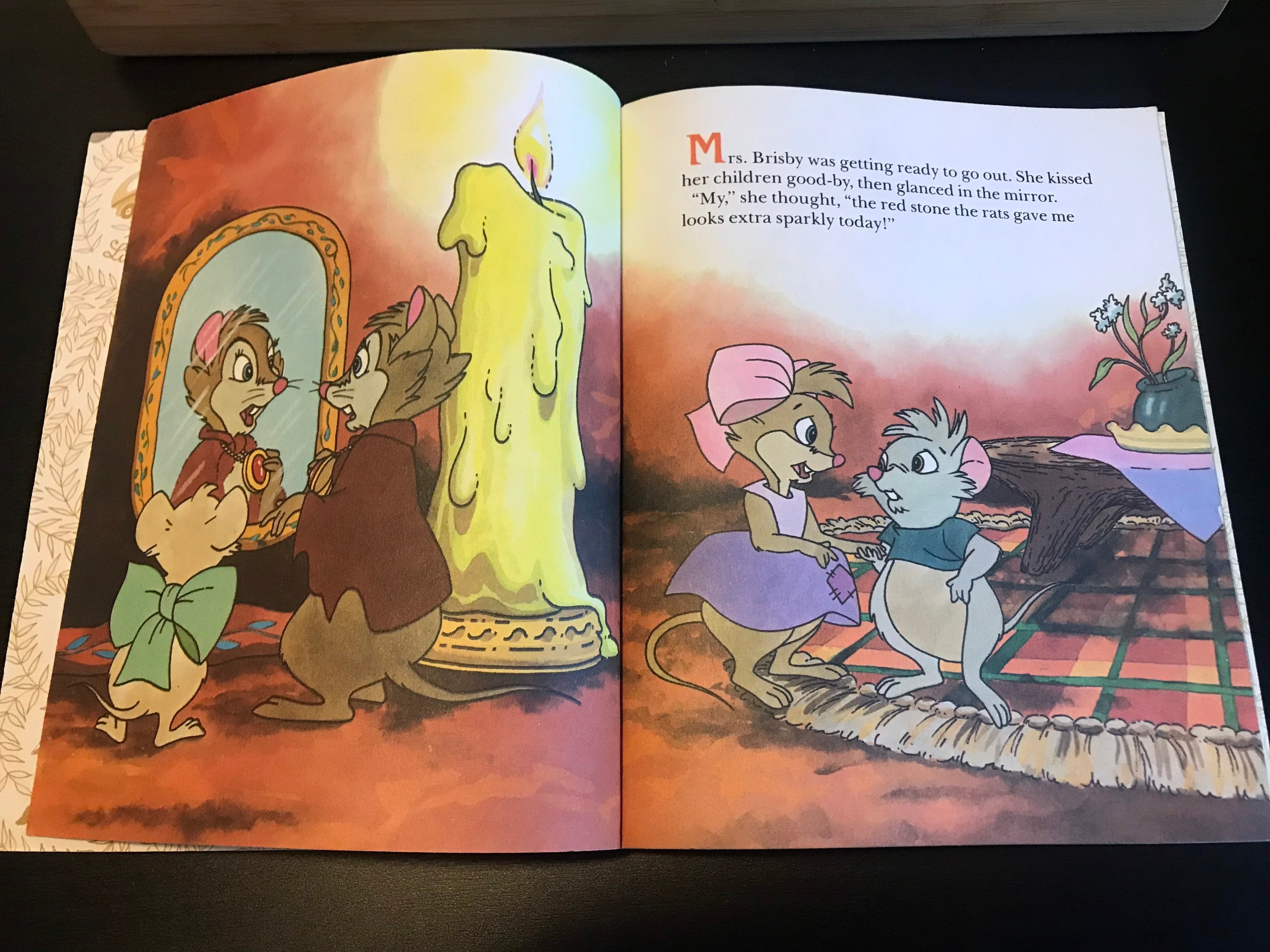 Mrs. Brisby and the Magic Stone, Little Golden Book, No.110-47, Vintage ...