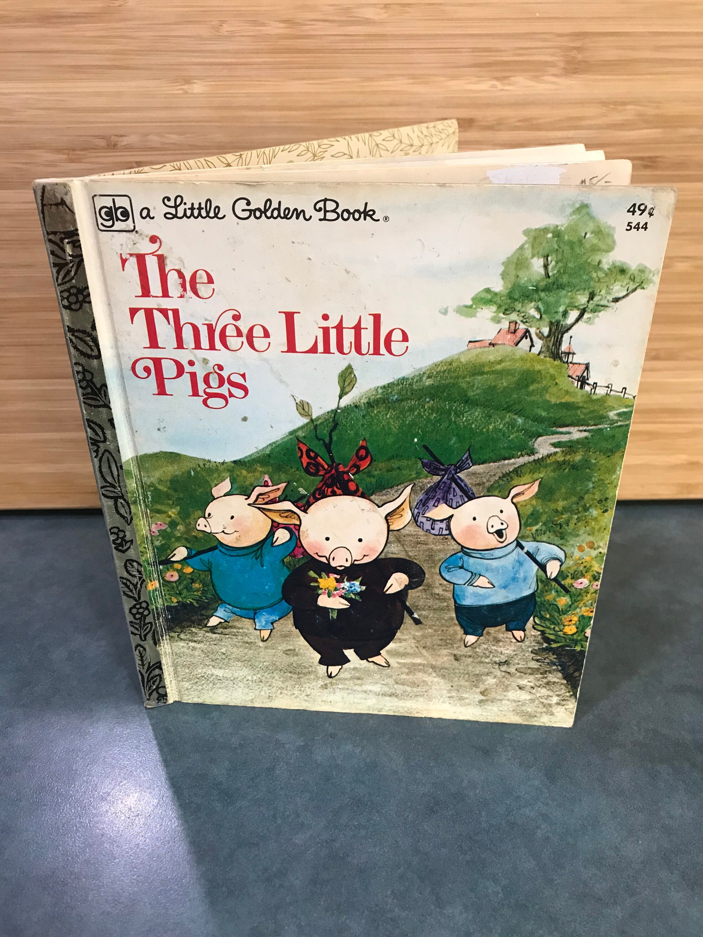 The Three Little Pigs Little Golden Book No.544 Vintage Etsy