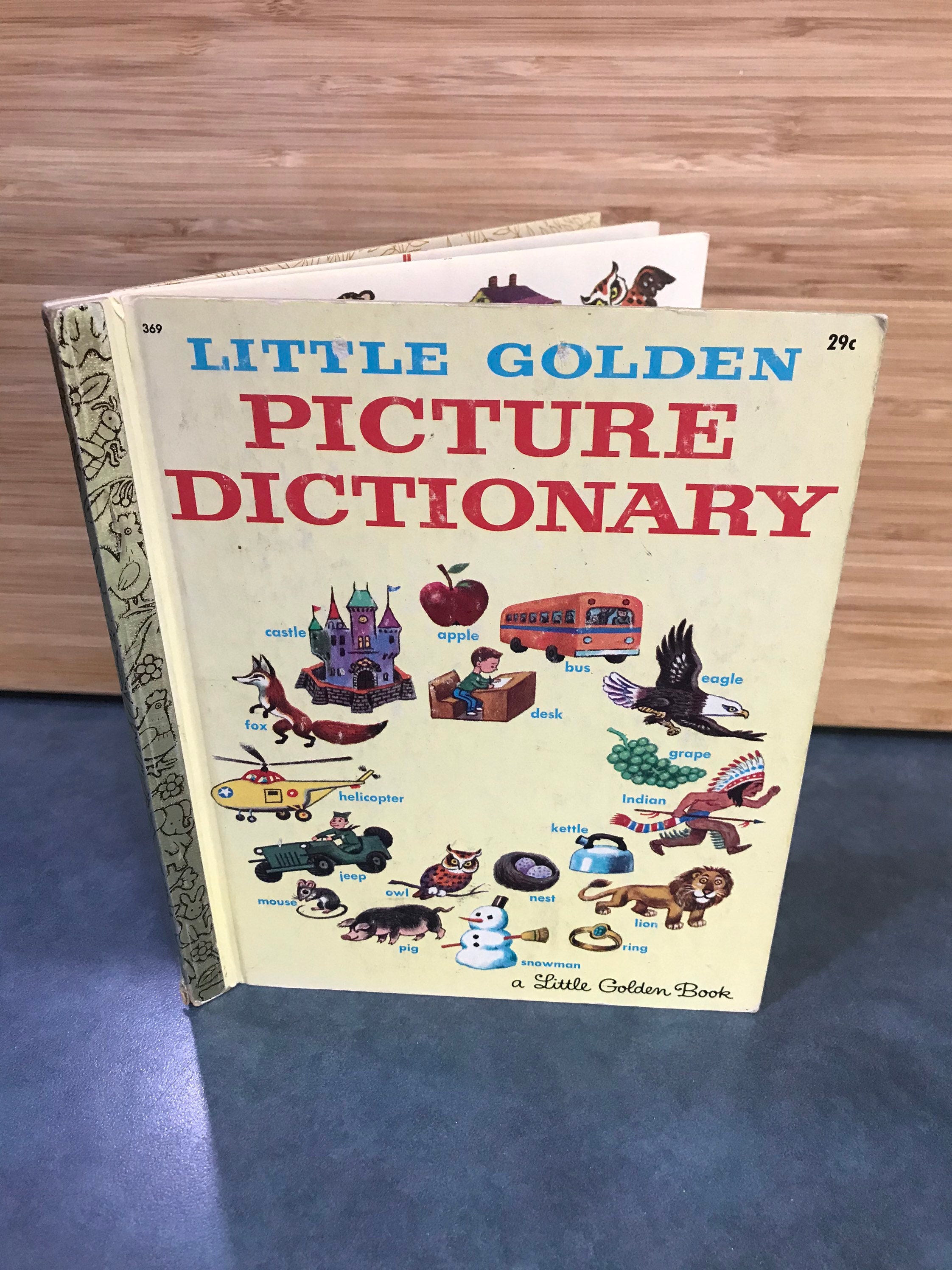 Little Golden Picture Dictionary, Little Golden Book, No.369