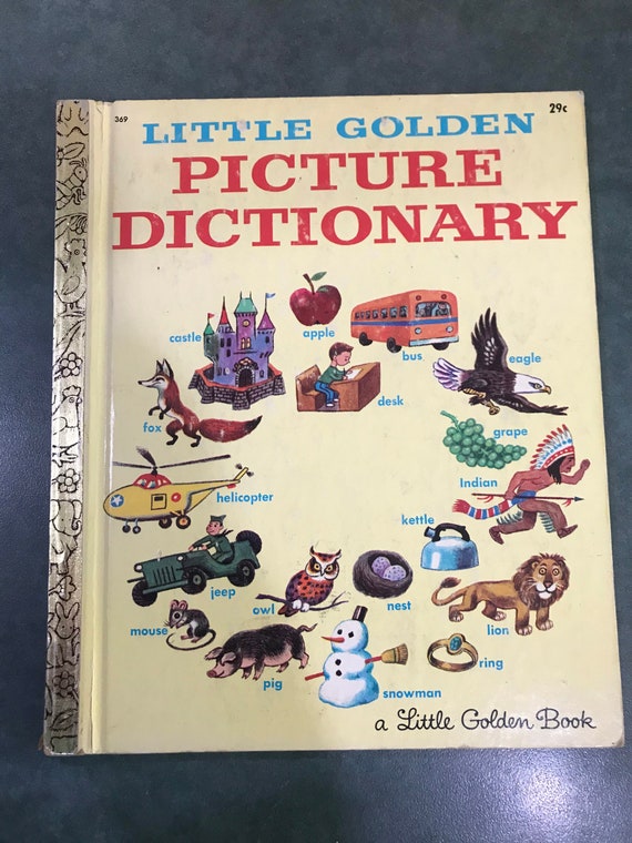 Little Golden Picture Dictionary, Little Golden Book, No.369