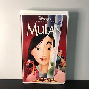 Mulan, Vintage Walt Disney, VHS, Walt Disney, Vintage Disney, Disney Meesterwerk, Kinderfilm