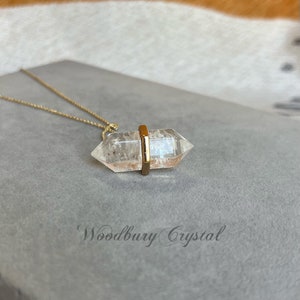 Bergkristall Kette|Heilender Kristall| Kugel Kristallanhänger|14k gold filled Kette|925 Sterling Silber Kette|18k gold filled