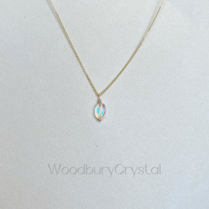 Dainty aura bead necklace |sparkly aura beadnecklace |Silver necklace |14k gold filled necklace