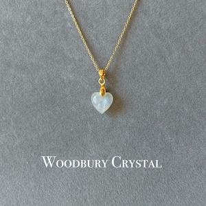 Regenbogen Mondstein Halskette|Zierliche Mondstein Herz Kette| 14k Gold filled Kette|Sterling Silber Kette