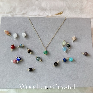 Sierlijke natuurlijke kristallen ketting | Chakragenezend kristal | 14k goud gevuld | Carneool lapis lazuli rozenkwarts mosagaat citrien amethist