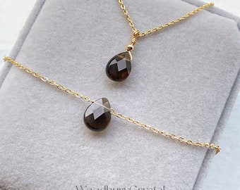 Simple,Solid and Fine Gold Overlay 925 Sterling Silver Necklaces for teens Smoky quartz Pendant By Orchid jewelry 14.85 Ctw Simple,Solid and Fine Gold Overlay 925 Sterling Silver Necklaces for teens Smoky quartz Pendant By Orchid jewelry 14.85 Ctw
