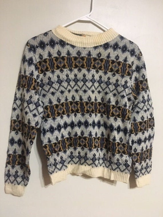 Vintage Penney's Towncraft Wool Sweater ~ Size Sma