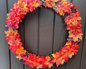 Maple Leaves Door Garland / Wreath