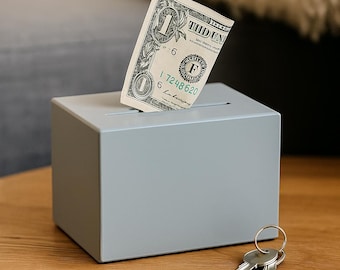 Customizable Ballot Box: Donation, Tips, Suggestion Box with Keys