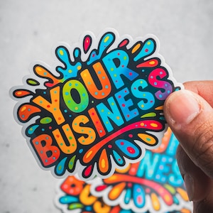 Custom Die Cut Vinyl Stickers: Waterproof Logo Decals