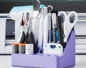 Silhouette Cameo Tool Organizer: 23-Compartment Blade Caddy