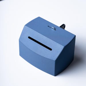 Customizable Donation Box with Keys: Modern Charity Collection - Tips - ballout - money box