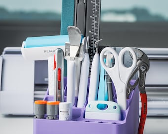 Silhouette Cameo Blade Organizer: Craft Tool Holder, 23 Compartments