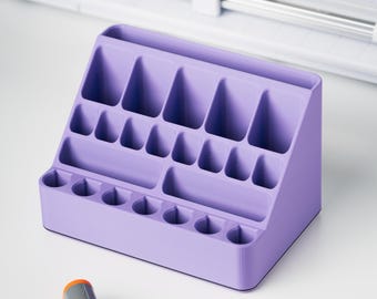 Silhouette Cameo Blade Organizer: Craft Tool Holder with 23 Compartments