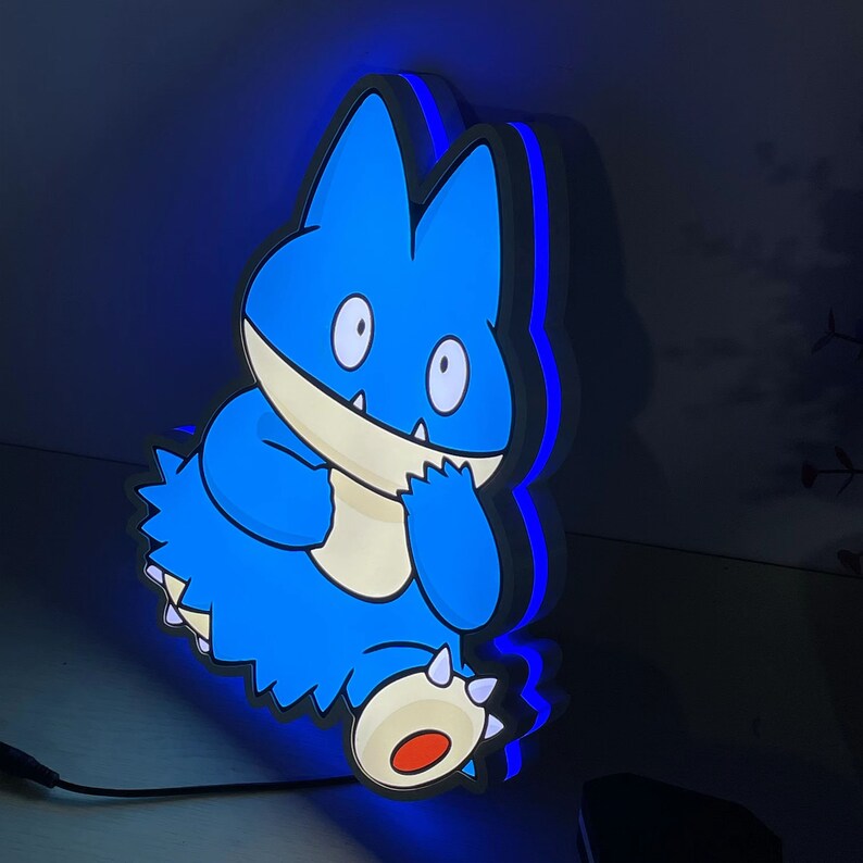 Custom Neon Sign Snorlax Pokemon Anime Sign Indoor Wall Lights - Etsy