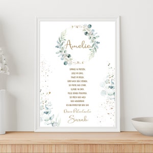 Godfather letter godfather certificate christening gift personalized gift to godchild, godmother godfather godfather christening poster godmother saying #247