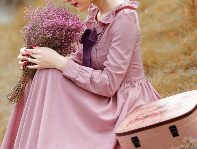 DRESS MARJORIE Victorian French Cottagecore Retro Romantic Etsy