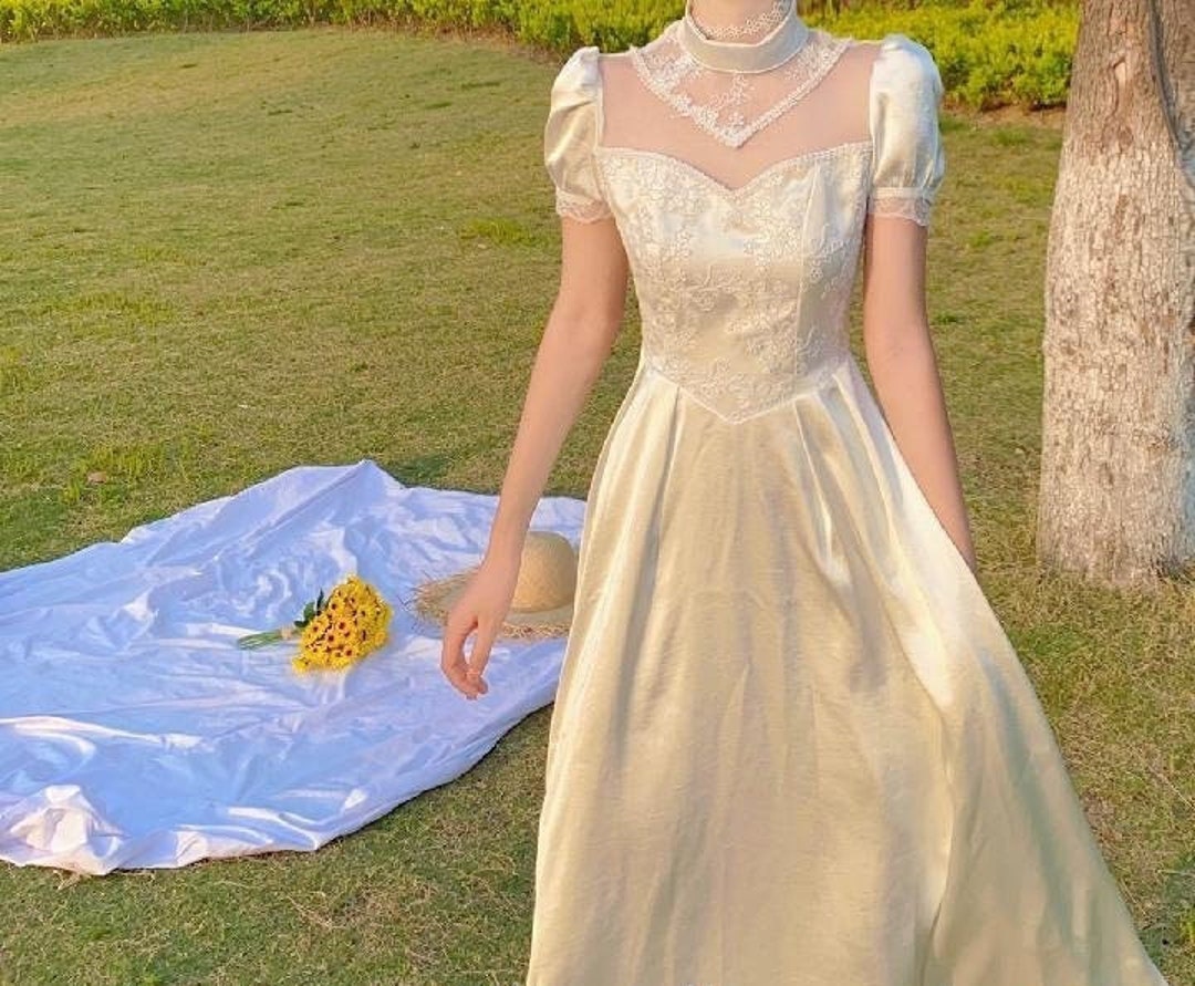 DRESS LEANDRA Wedding Bridesmaid Princess Fairy Palace - Etsy
