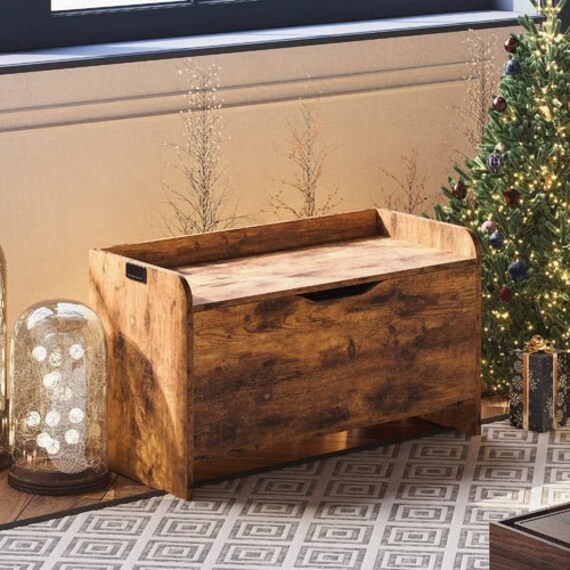 Flip Top Storage Bench Perfect Storage Solution for Any Room Etsy