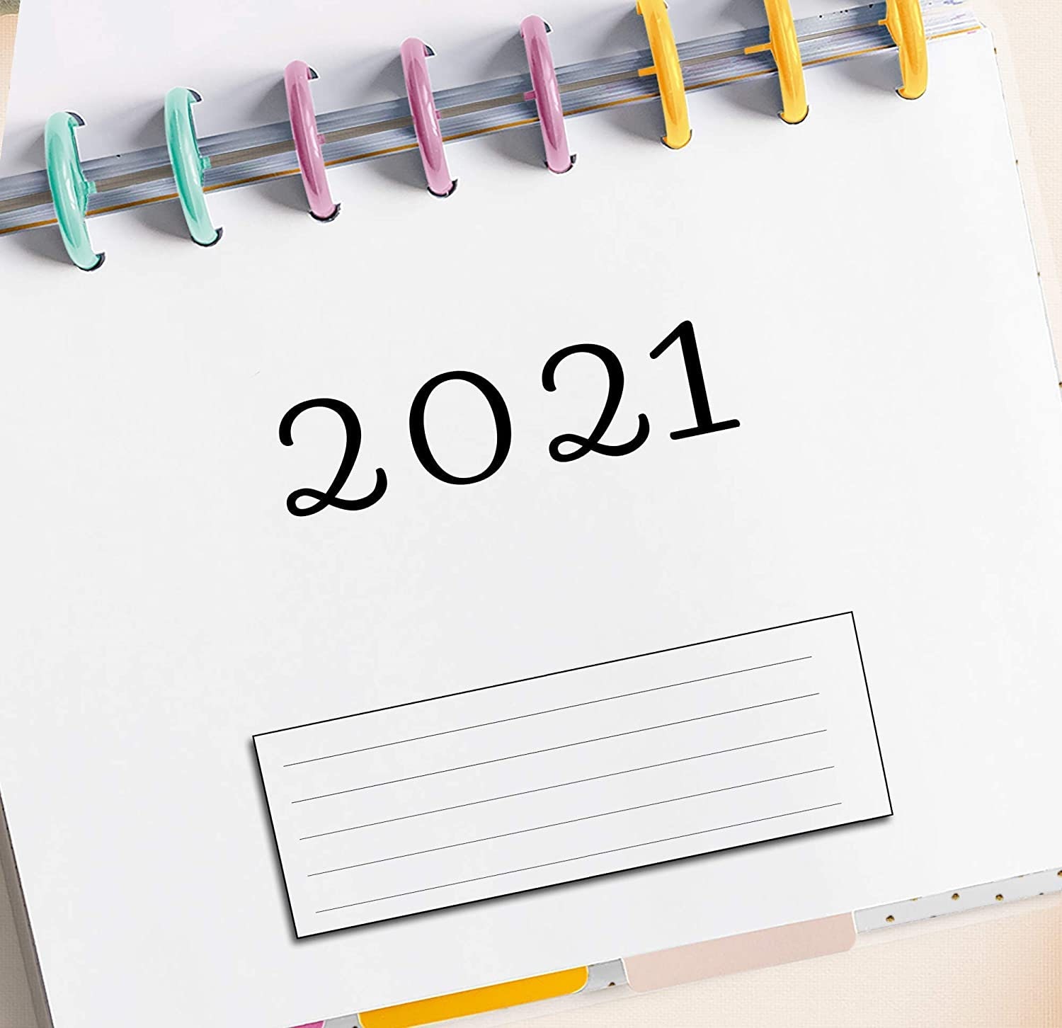 2021 Monthly Refills for 9 Disc Planners 7 x 9.25 inches Etsy