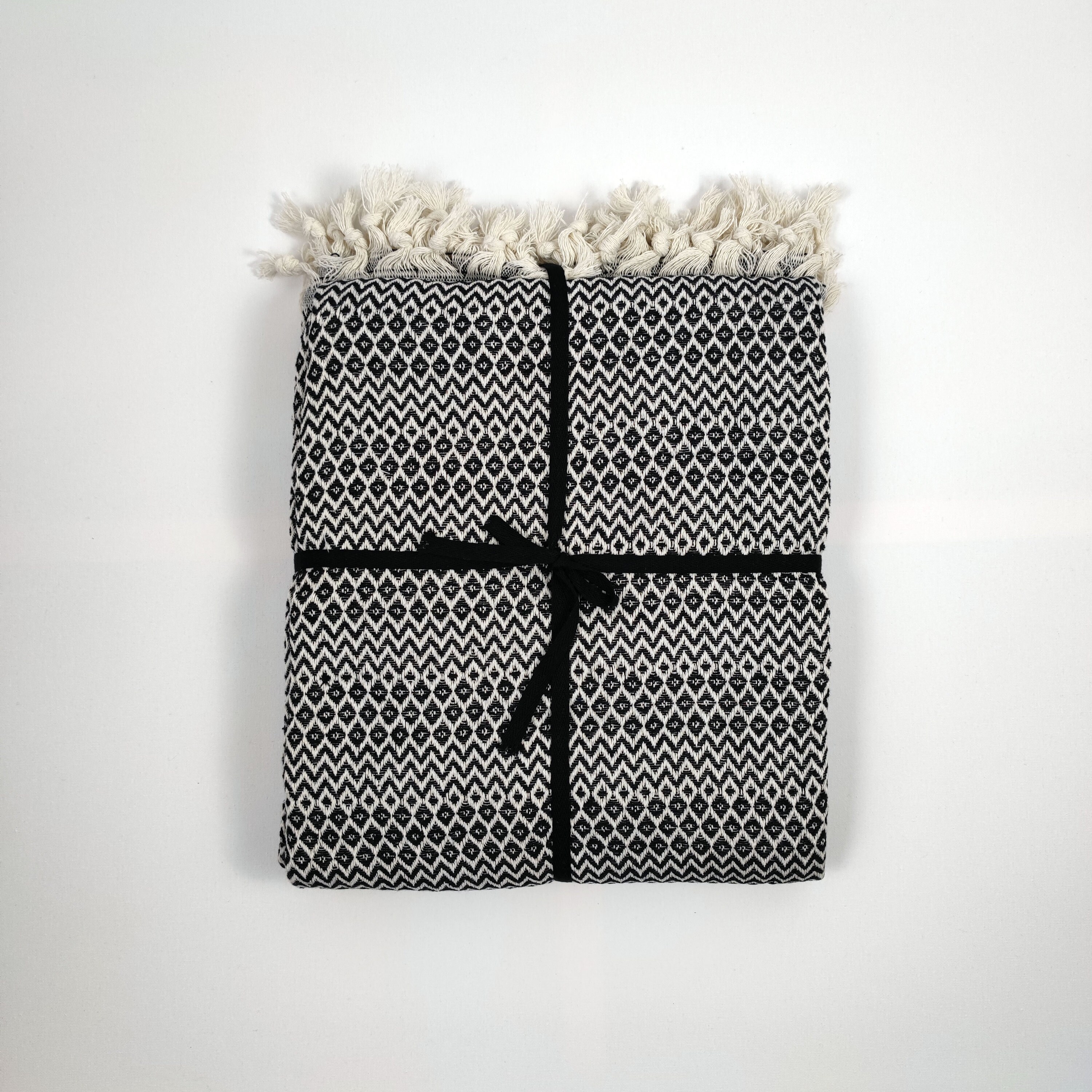 BED THROW King Size Blanket Black Colour Handmade 100% - Etsy