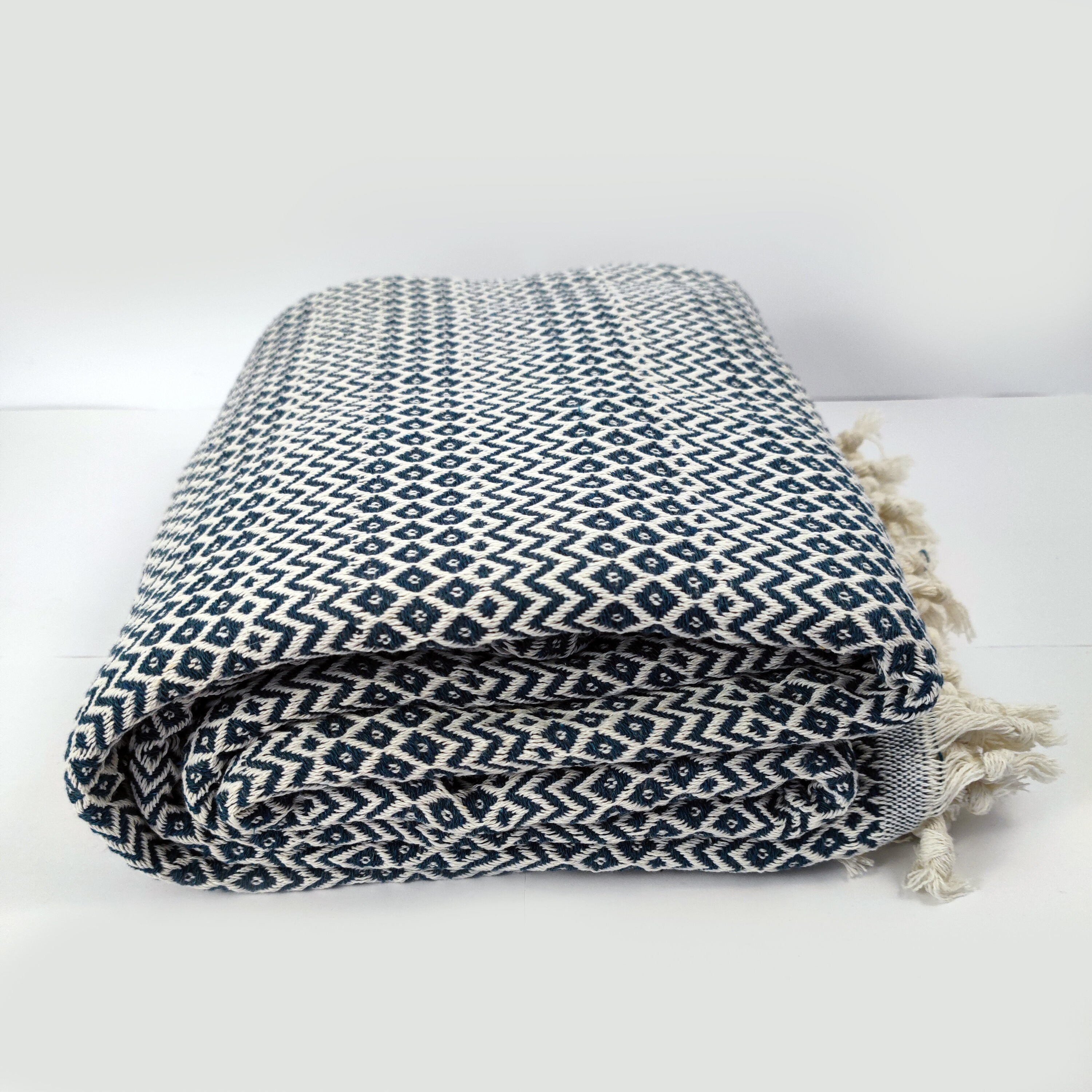 BED THROW King Size Blanket Dark Green Nearly Black Etsy