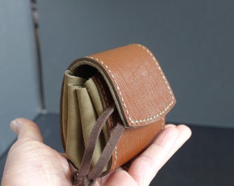 Handmade Druid Leather Pouch, Leather Coin Pouch, Belt Coin Bag, Leather Pouch Bag, Leather Pouch Drawstring Bag, Dice Pouch, Belt Pouch