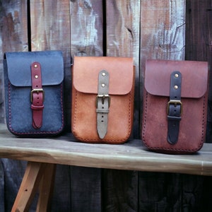 Leder Hüfttasche Handgemachte Vollmaserleder Gürteltasche, Leder Hüfttasche Festival Reise Gürteltasche, Leder Gürteltasche Geschenk Damen Herren