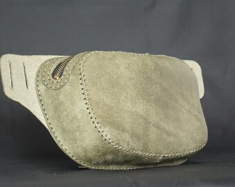 Handmade Leather BumBag, Fanny Bag, Leather Crossbody bag, Leather Hip Bag, Belt Bag, Waist bag, Leather Bag