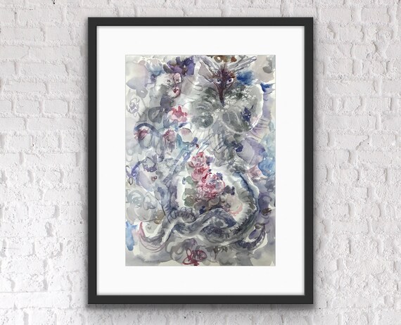 Printable Watercolor Painting Wall Art/original Painting - Etsy
