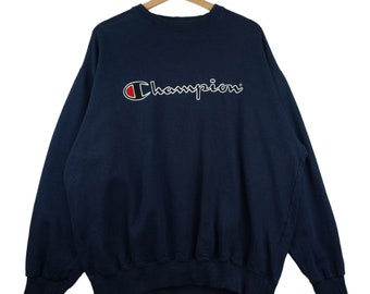 00s Champion Sweatshirt Navy  L