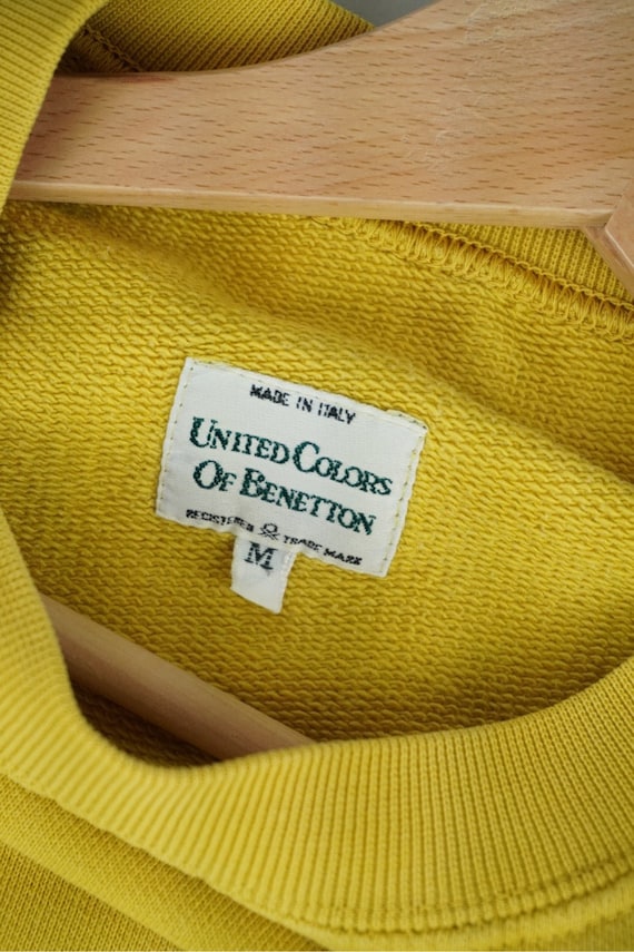 Benetton sweatshirt 80s clearance
