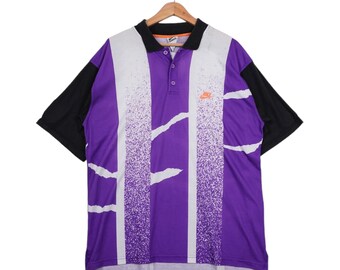 90s Lila Nike Challenge Court Poloshirt