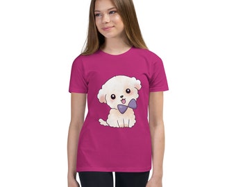 Cute Puppy  - Youth Short Sleeve T-Shirt